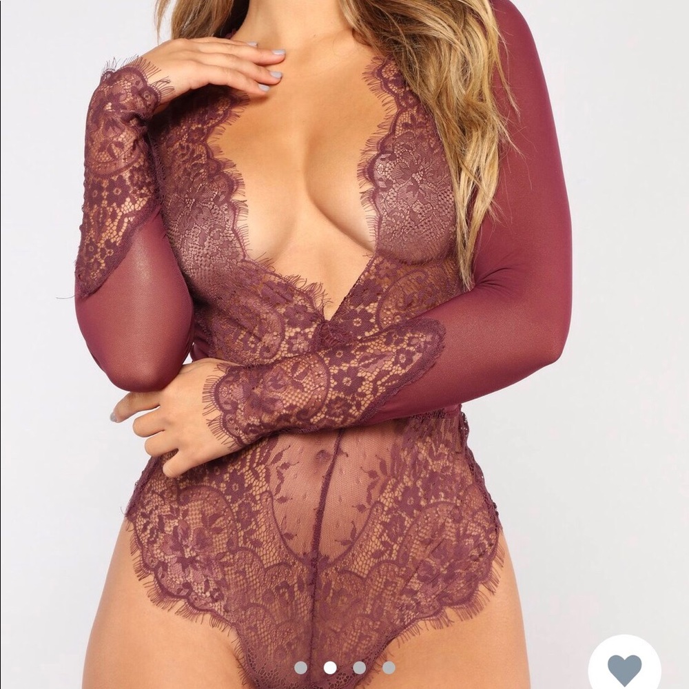 Fashion Nova New Romance Teddy-Plum